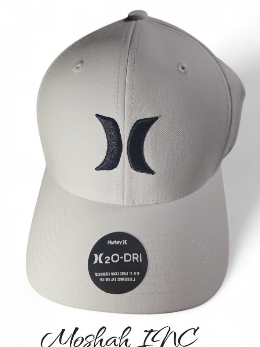 Hurley Men's Hat One and Only Embroidered Flex Fit Stretch Fitted Cap L/XL